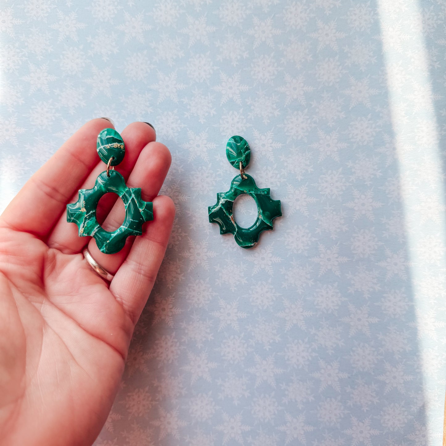 Green Quartz Dangles