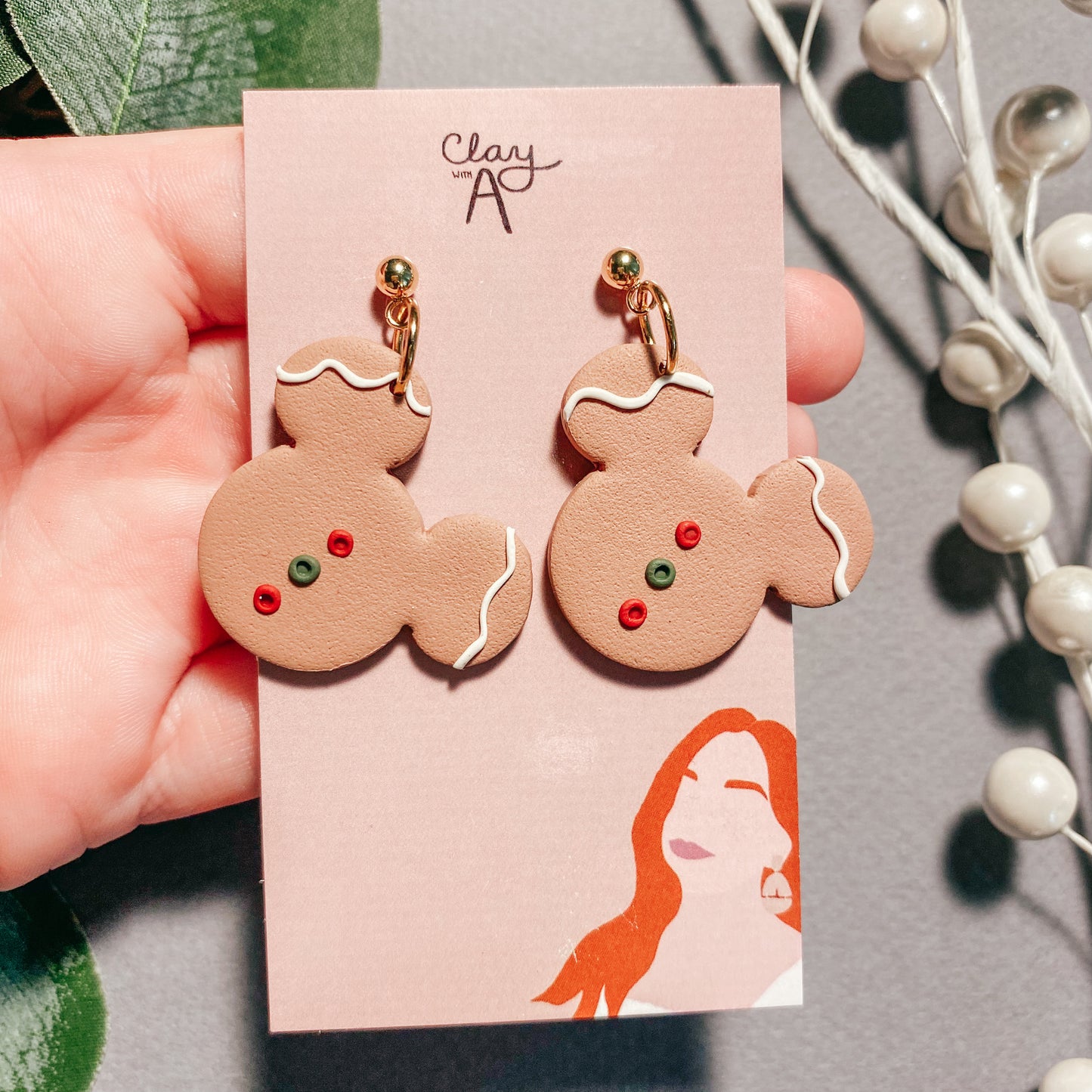 Gingie Mouse Dangles