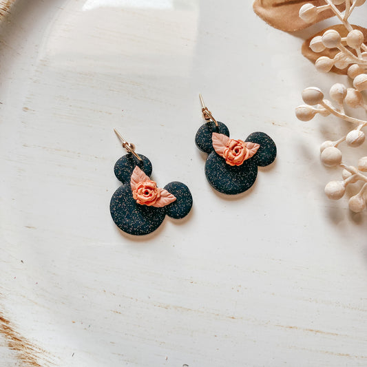 Floral Mouse Dangles