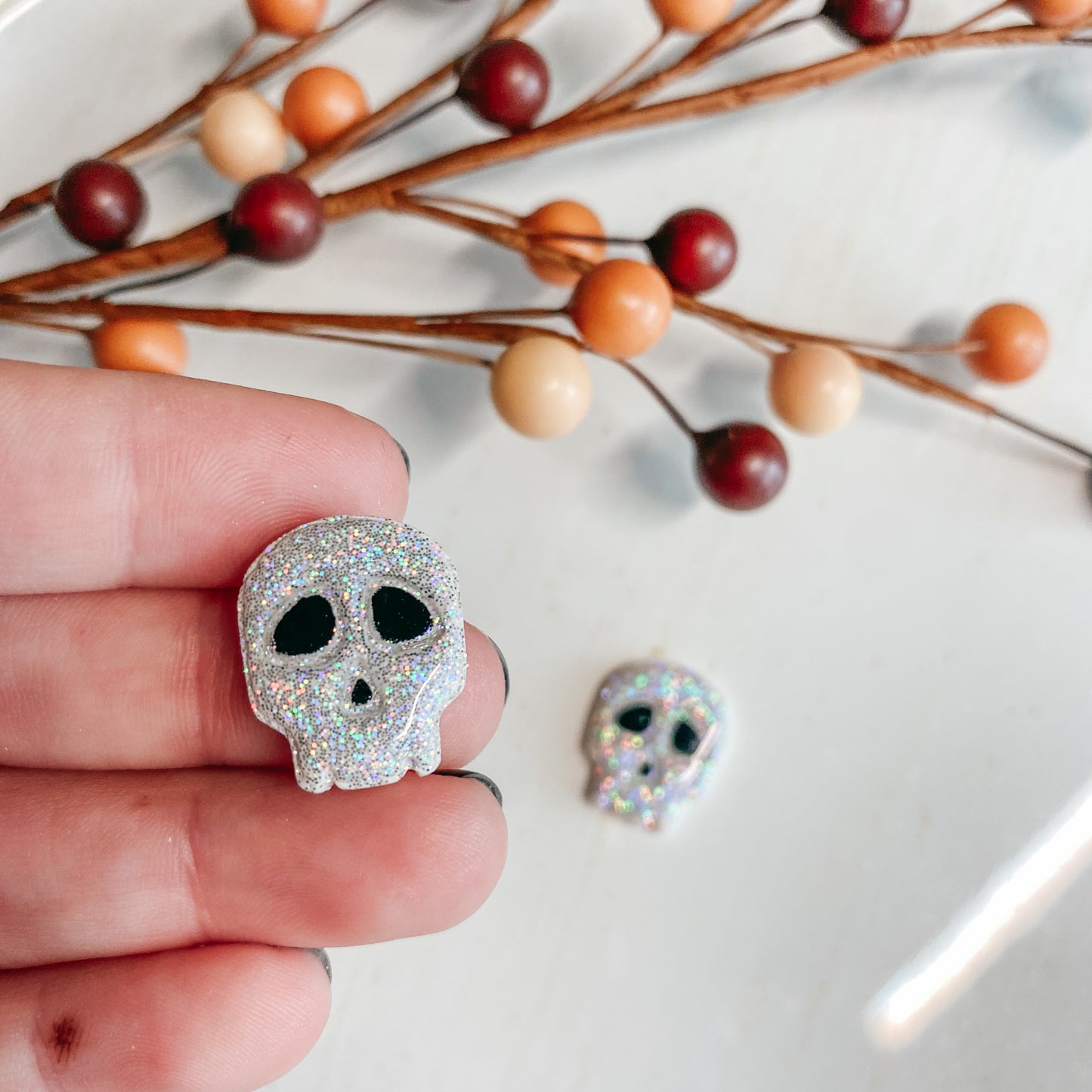 Glitter Skulls