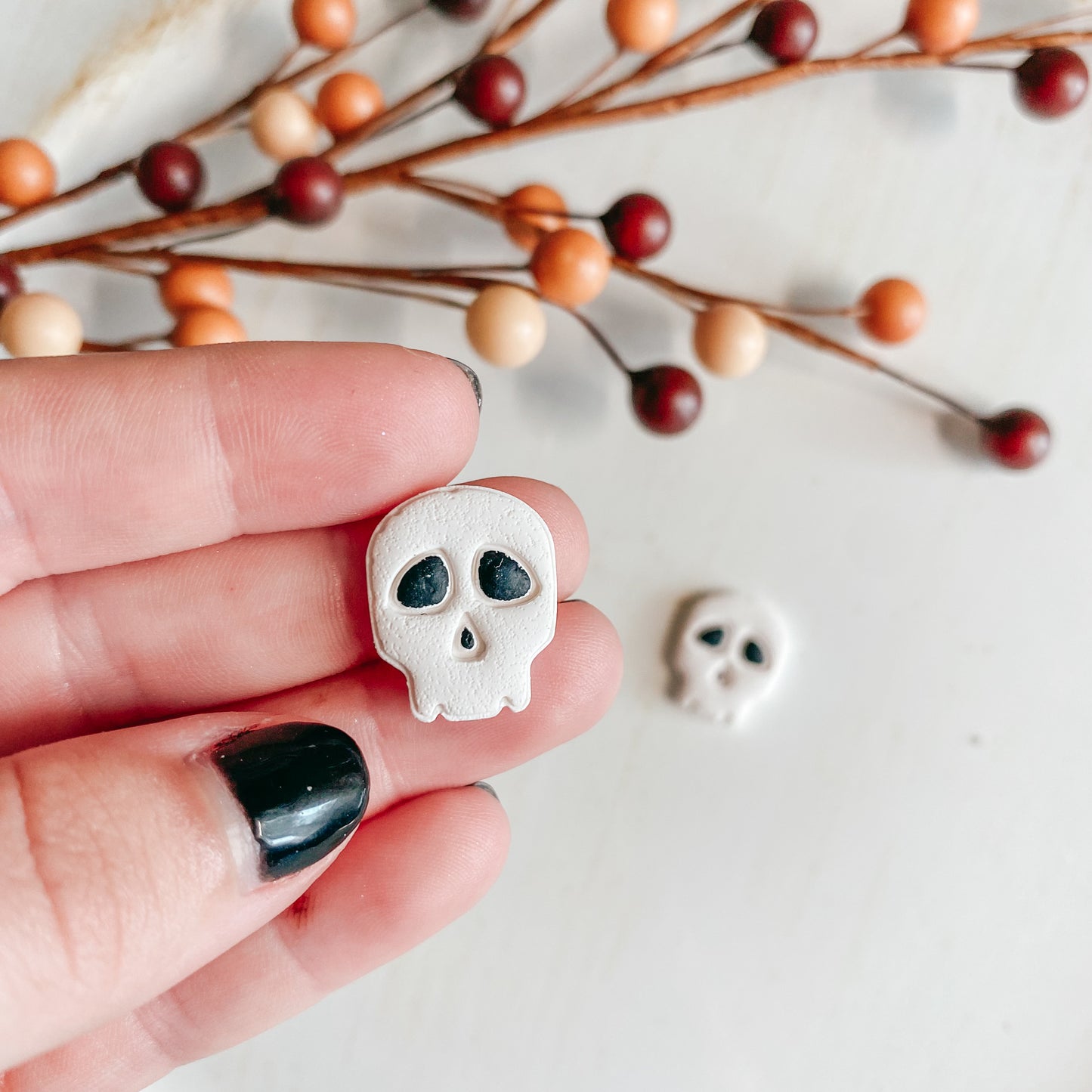 Plain Skull Studs