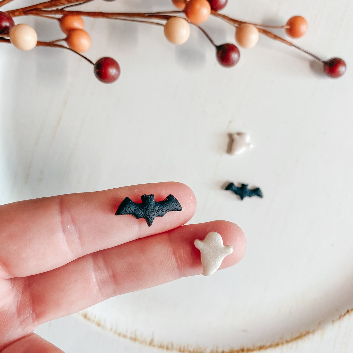 Mini Ghost & Bat Stud Pack