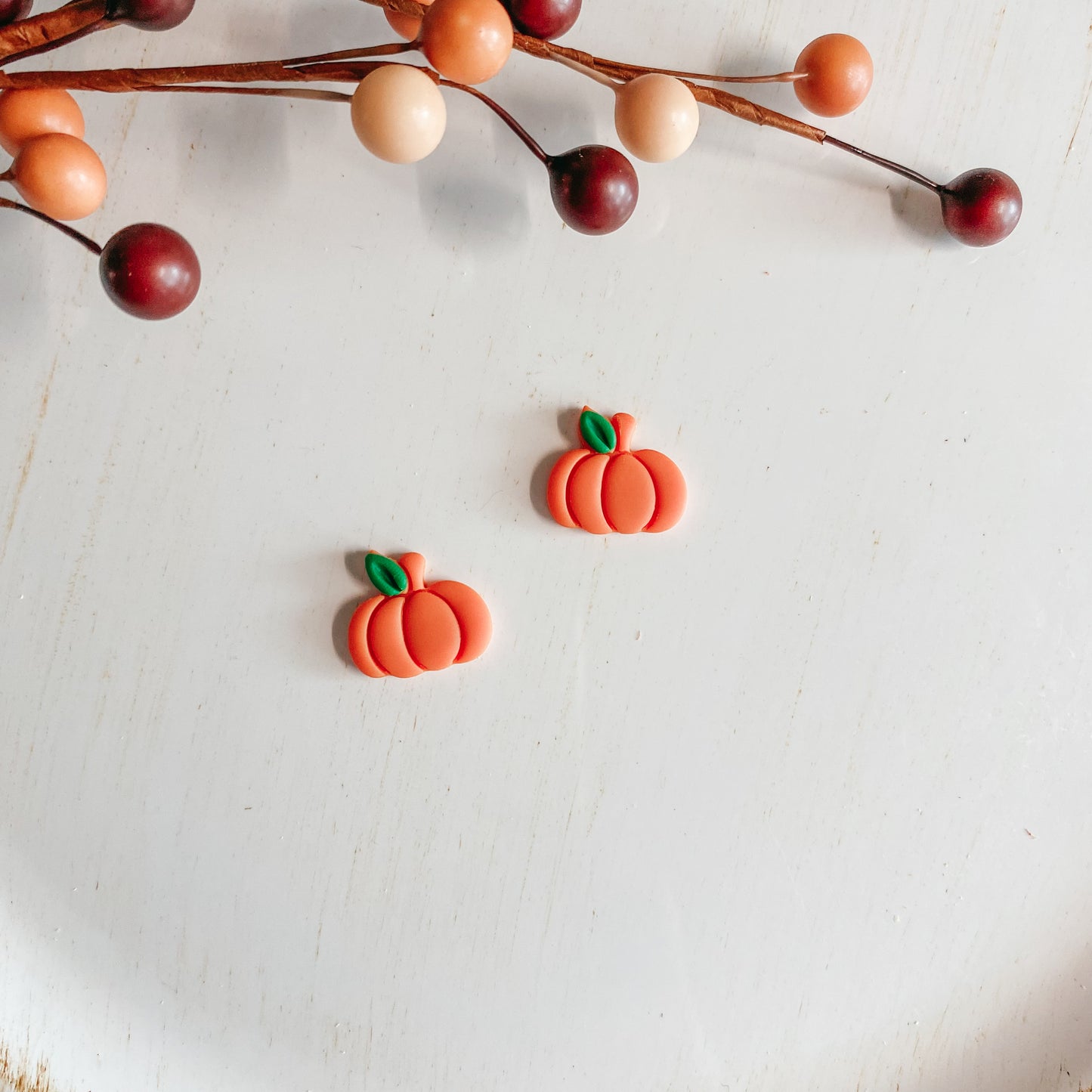 Detailed Pumpkin Studs